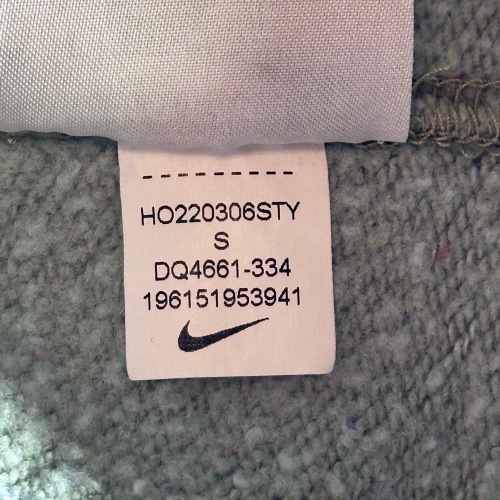 Nike Mint Foam Revival Fleece Green Speckled‎ Crewneck Men's Size Small - Picture 6 of 7